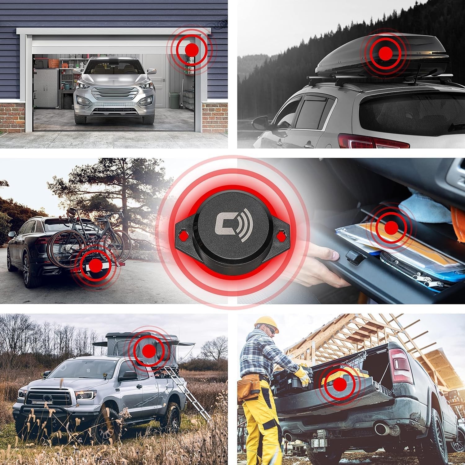 CARLOCK BT Vibration Sensor Add-on - Improved Car Theft Protection and...