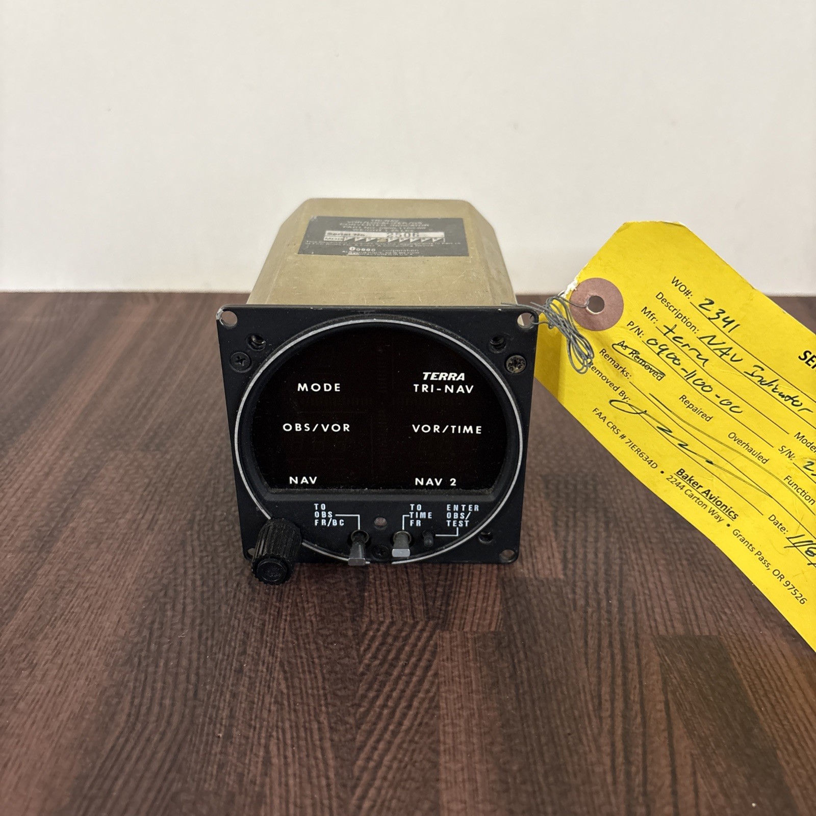 Terra Tri-Nav C Indicator PN 0900-1100-00