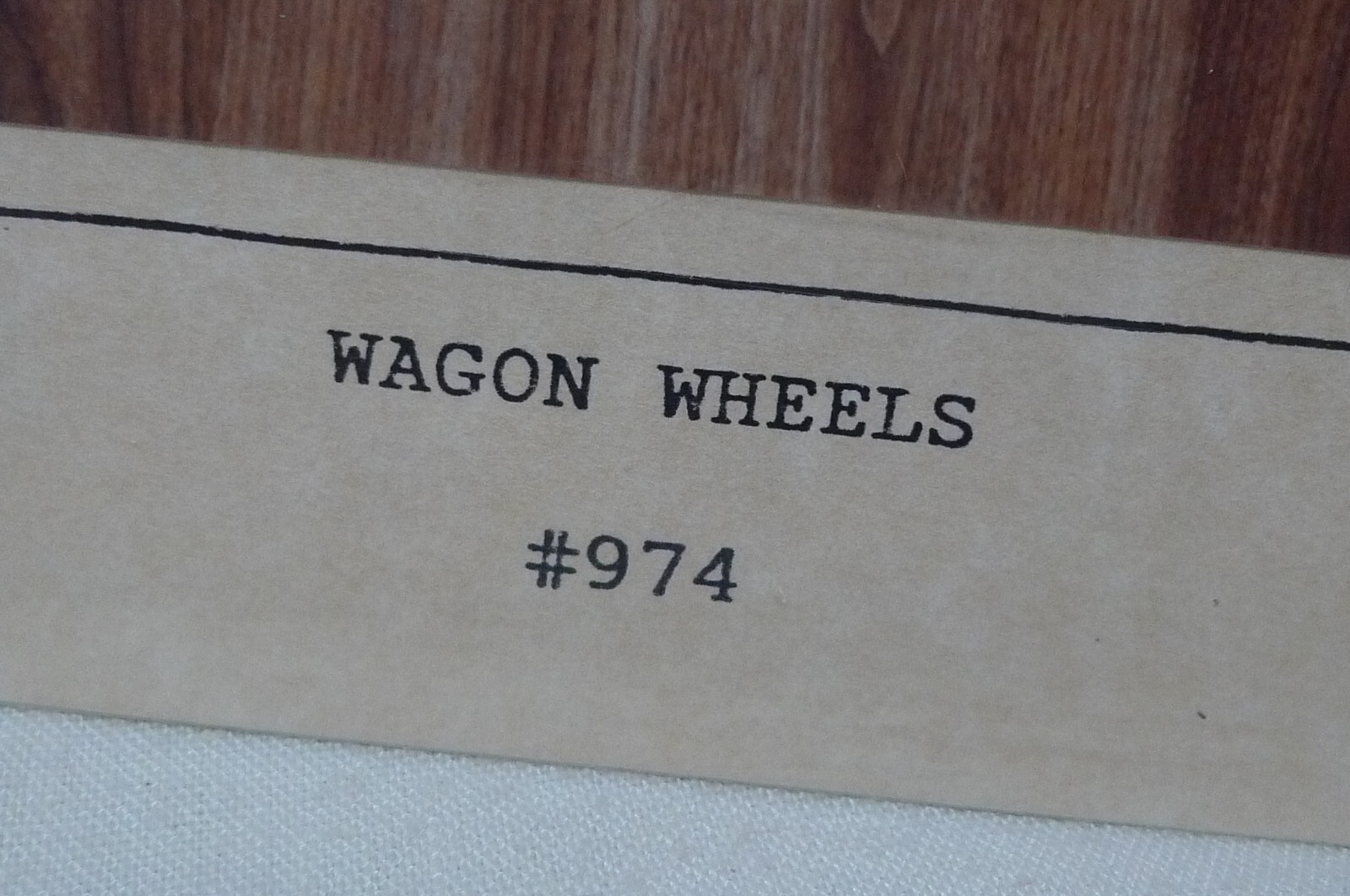 Stitchin' Friends WAGON WHEELS #974 Tablemat Pattern New/uncut