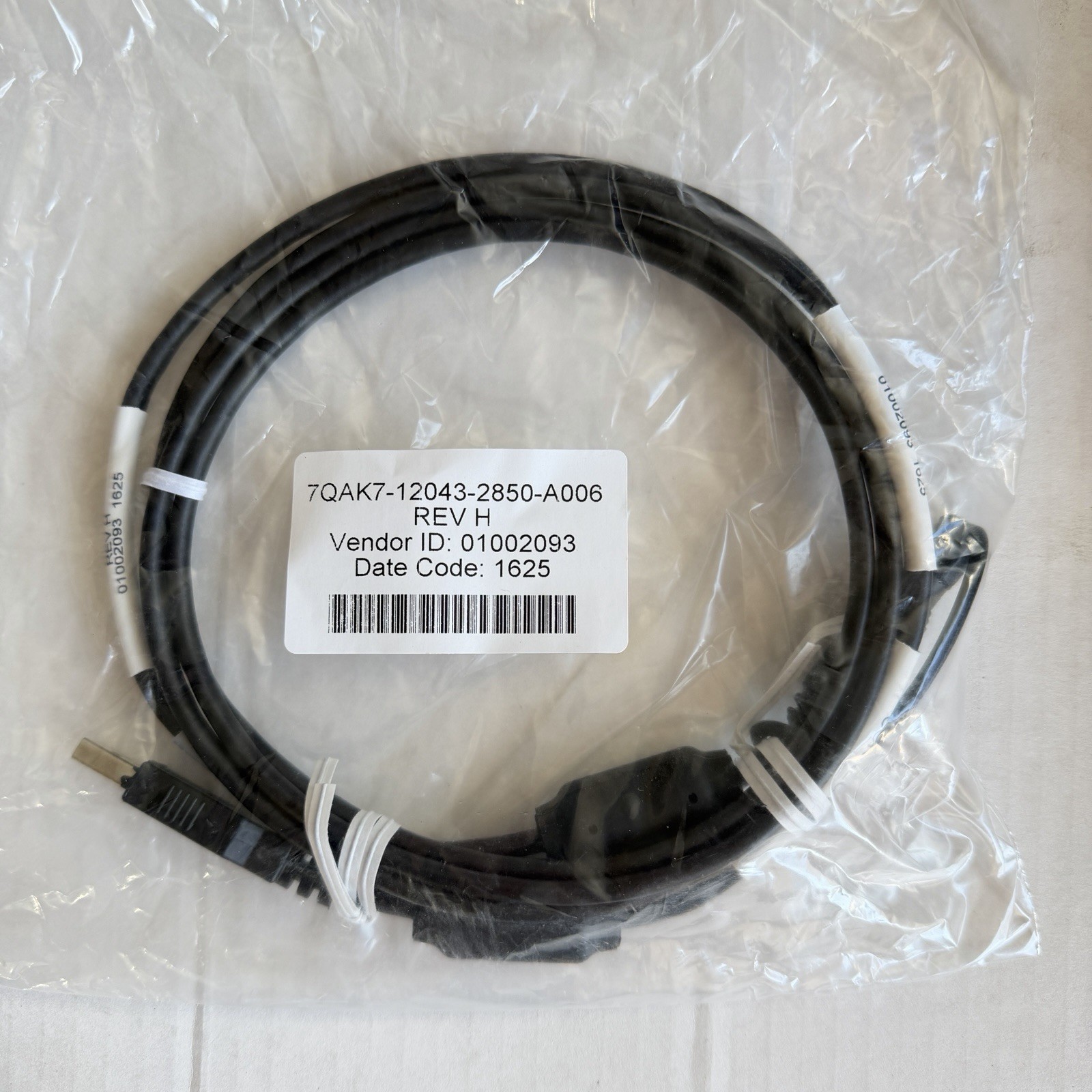 L3Harris Cable Assembly Spec 12043-2850-A006 NSN 5995-01-633-3870 CAGE 7QAK7
