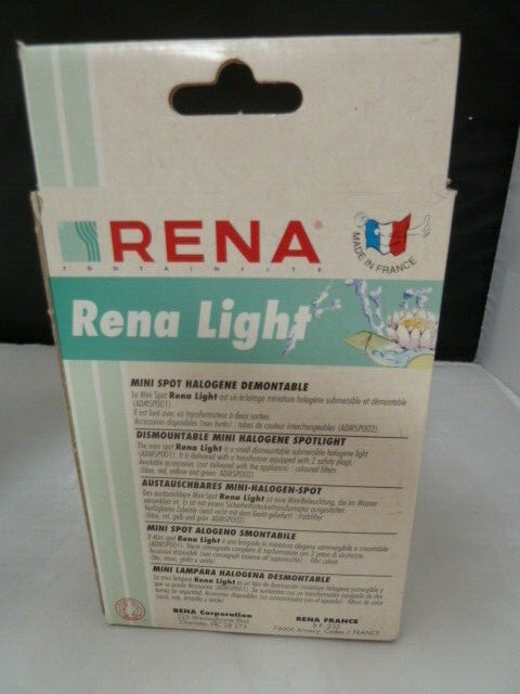 RENA LIGHT MINI SPOT HALOGEN SPOTLIGHT AQUARIUM TANK LIGHT