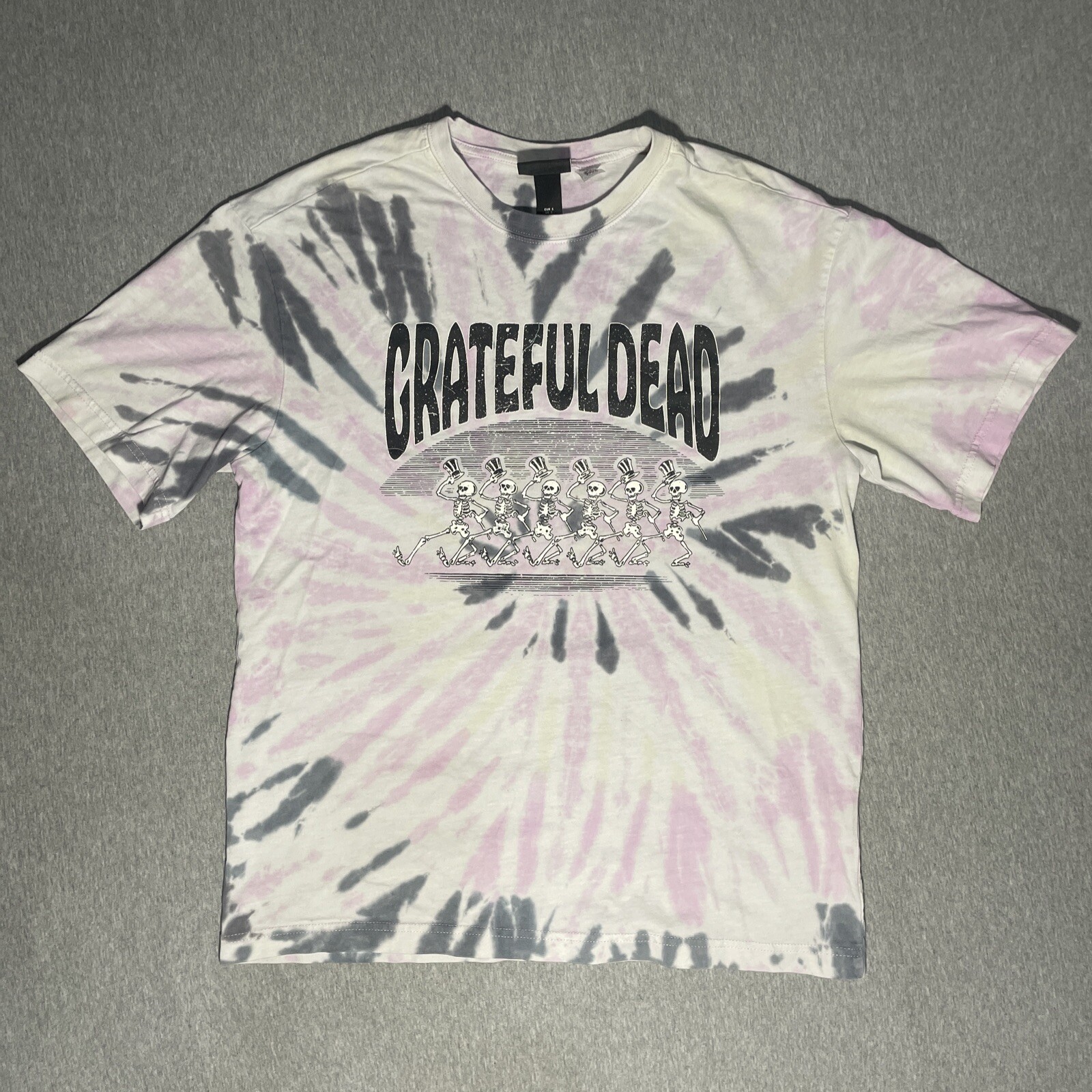 Grateful Dead Tie Dye Shirt & Shorts Sz S Deadhead Skeletons