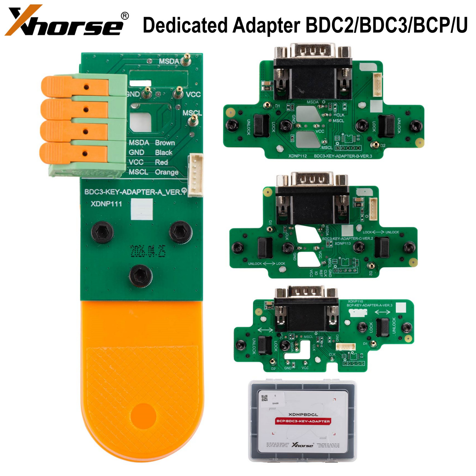 Xhorse XDNPBDGL Dedicated Adapter BDC2/BDC3/BCP/U Work with Multi Prog/VVDI PROG