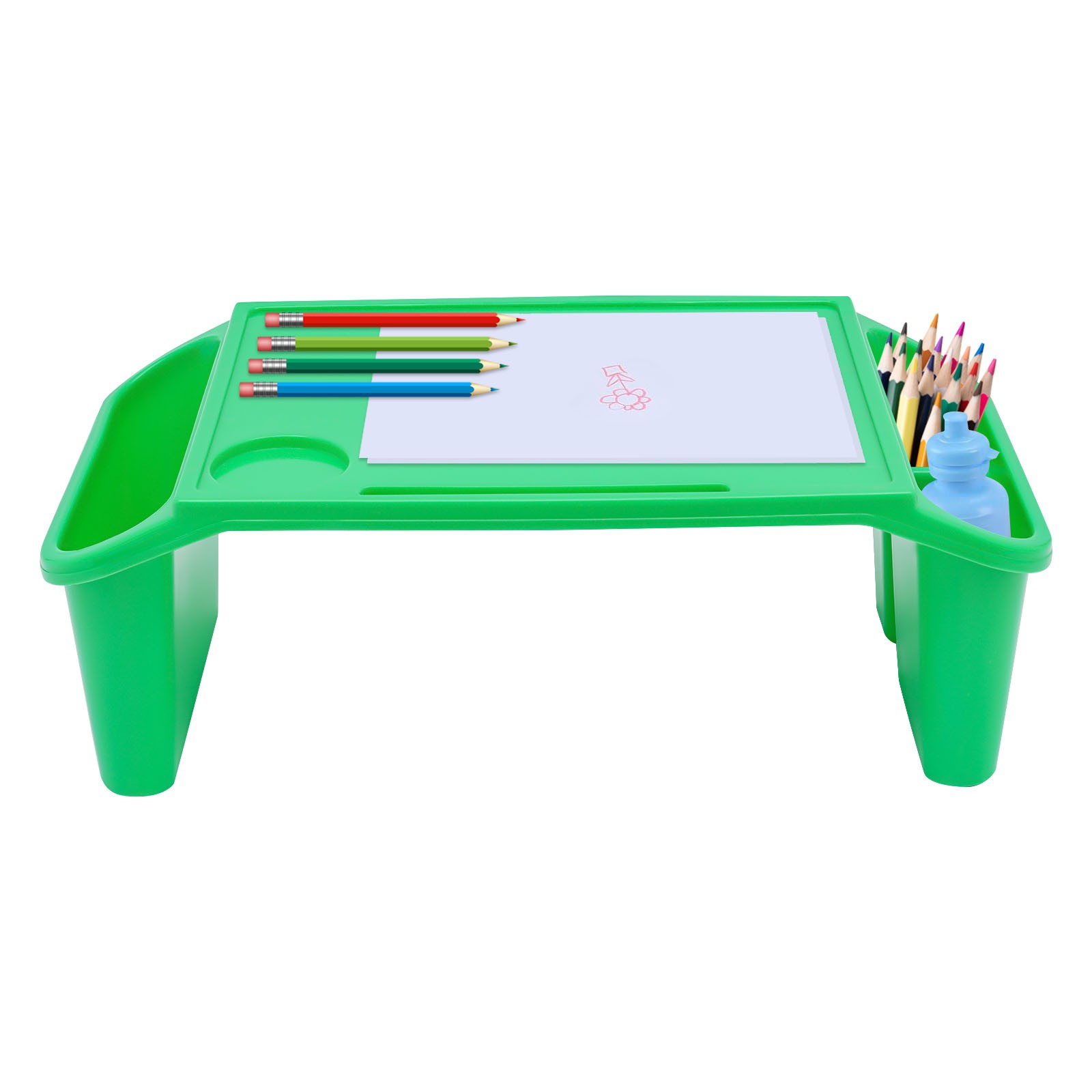 6 Pcs Kids Lap Desk Rectangular Desk Tray for Writing Eating Game Classroom USA