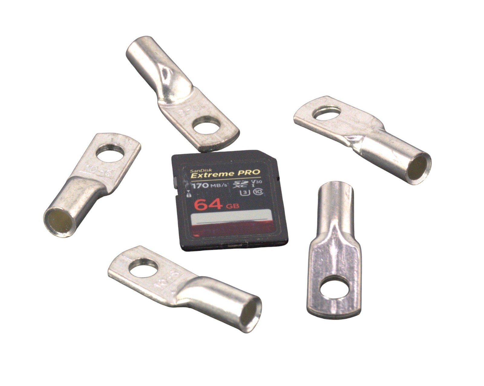 #4 AWG OFC Marine Grade Copper Lugs – 5/16" Ring Terminals (10 Pack) Heavy Duty