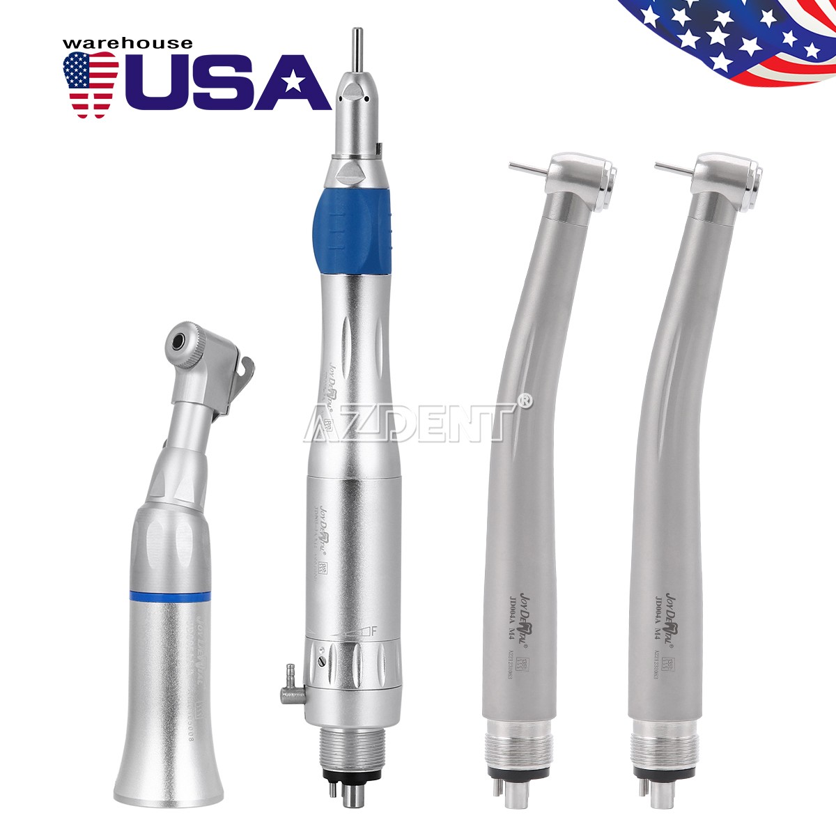FDA Dental Unit Chair Computer Controlled DC Motor+Stool+High&Low Handpiece Kit