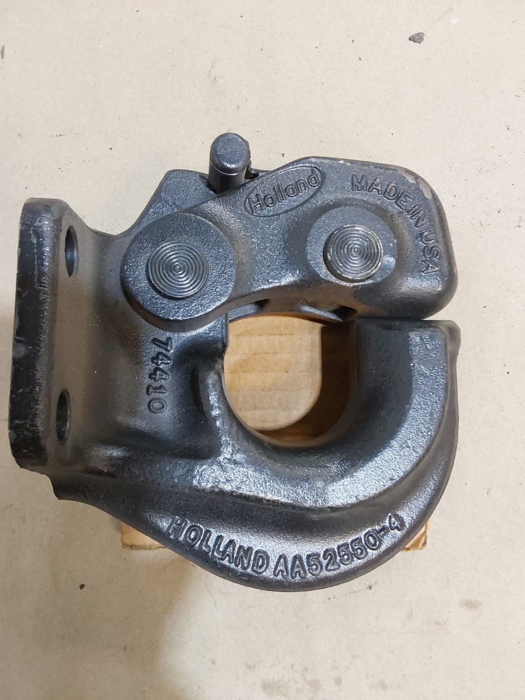 HOLLAND PINTLE PH30RP41 AA52550-4 Trailer Hitch Pintle Hook 30000lbs With Pins