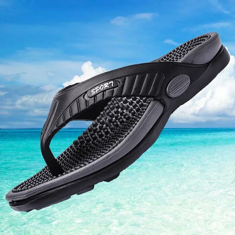 Massage Flip-flops Summer Men Slippers Beach Sandals Comfortable Men Casual Shoe