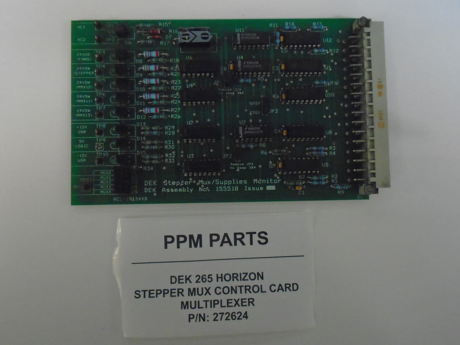 DEK 265 HORIZION Stepper Mux Control Card Multiplexer