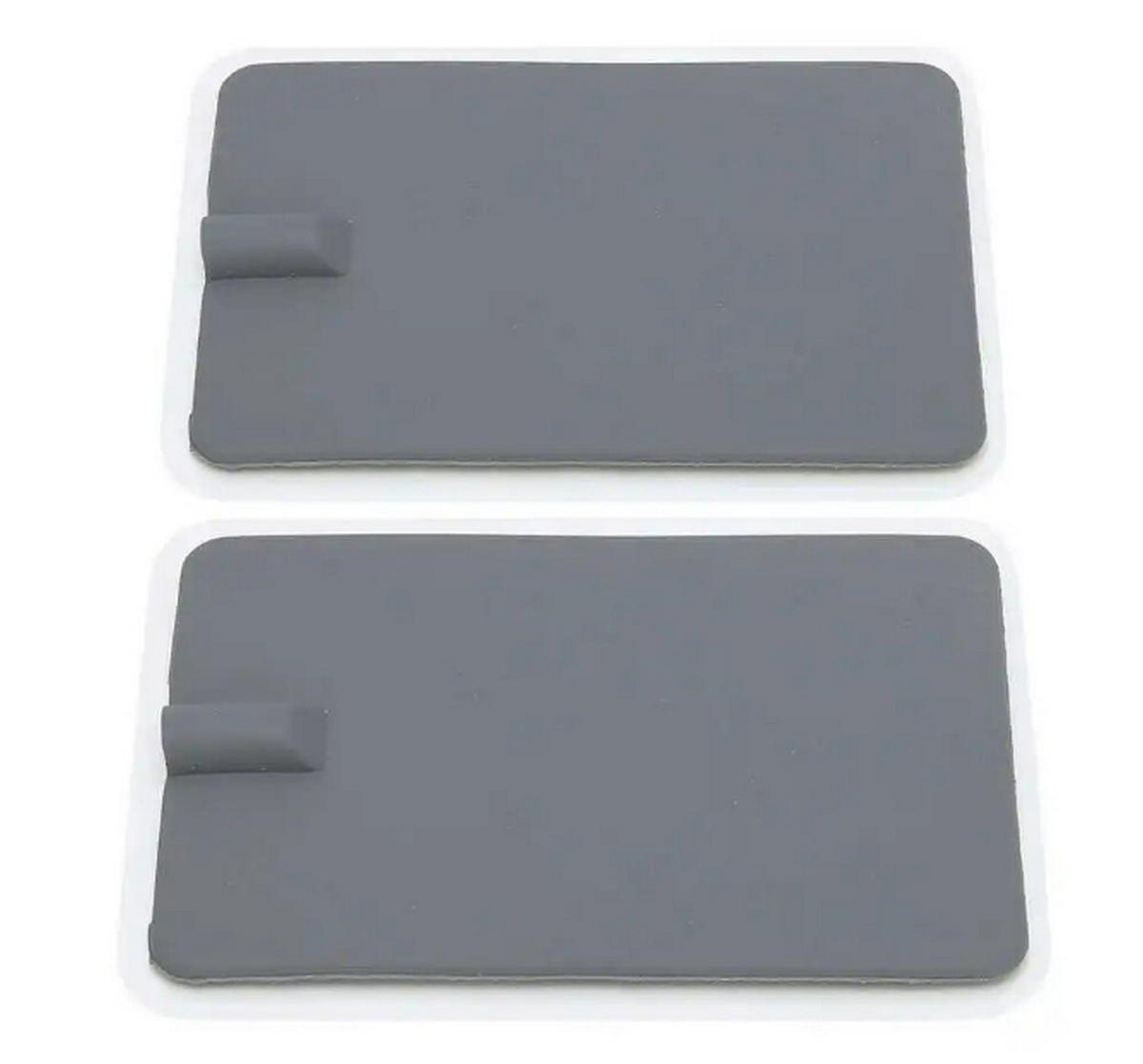 2 Pcs Rubber TENS Replacement Electrodes for TENS Microcurrent 7x11 cm Reusable