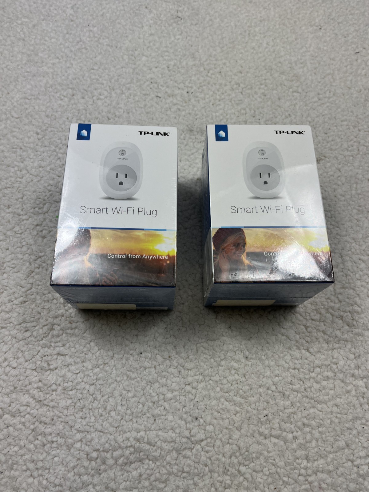 2x TP LINK Smart Wi Fi Plug Works with Amazon Alexa