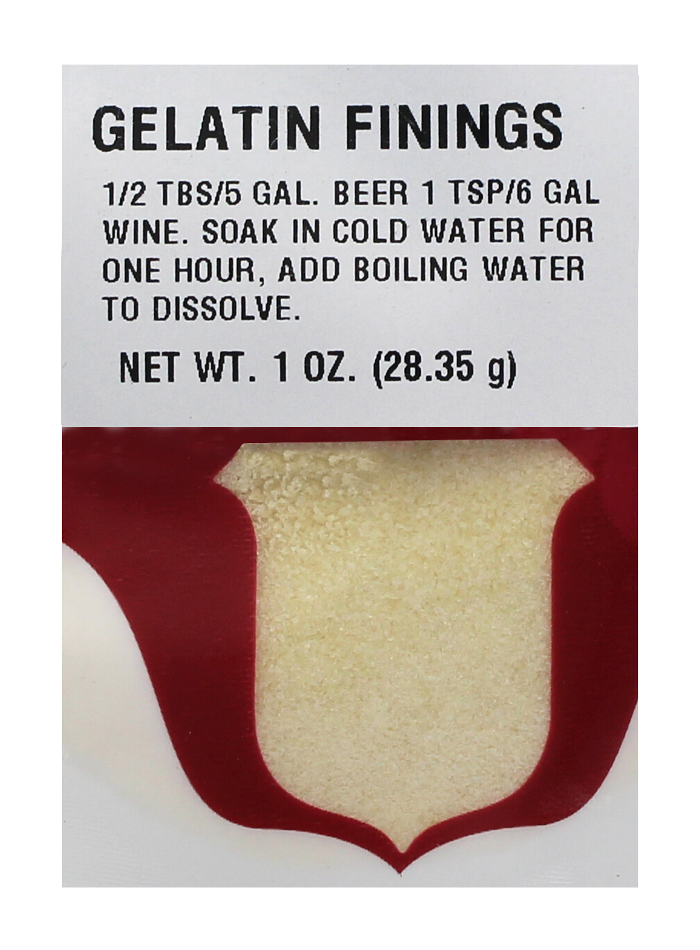 Gelatin Finings- 1 oz