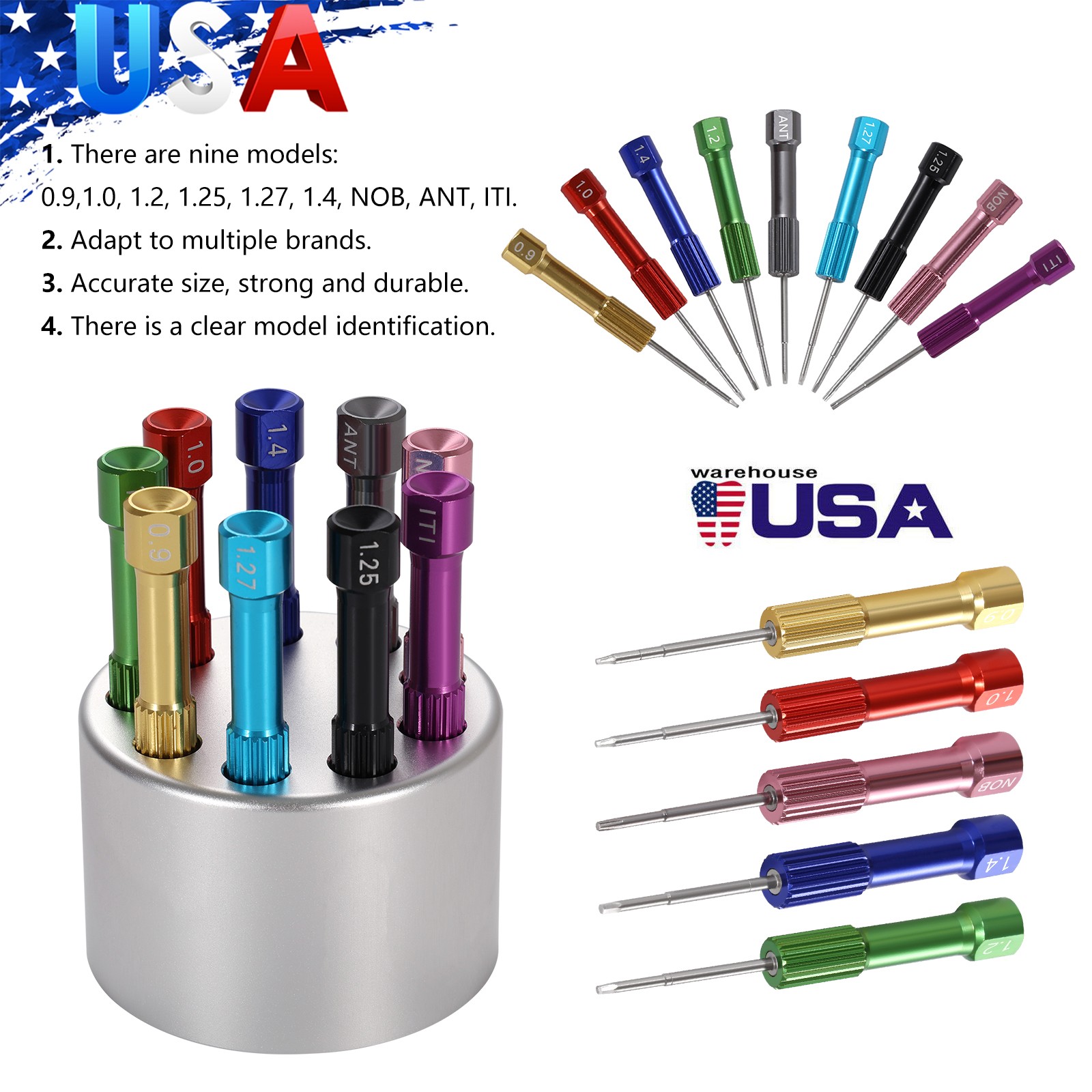 Universal Implant Prosthetic Kit Torque Wrench Screw Drivers Remover Dentales