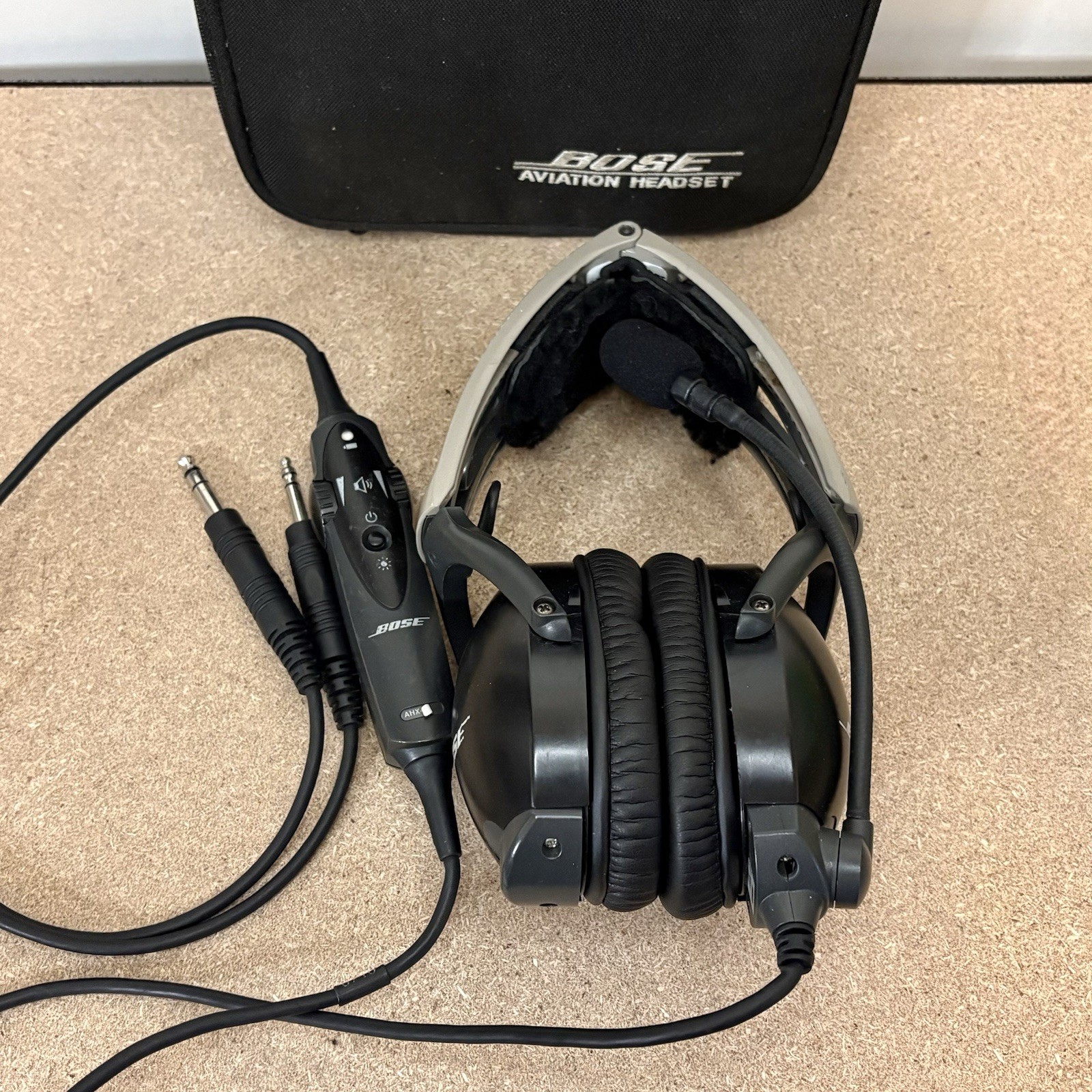 Bose X Aviation A10 Dual GA Plugs Headset AHX-32-01
