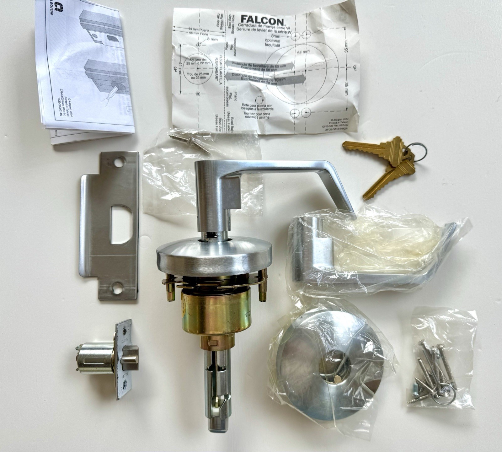 Brand New-Falcon Entry/Office Lock W511P6 DAN 626 C