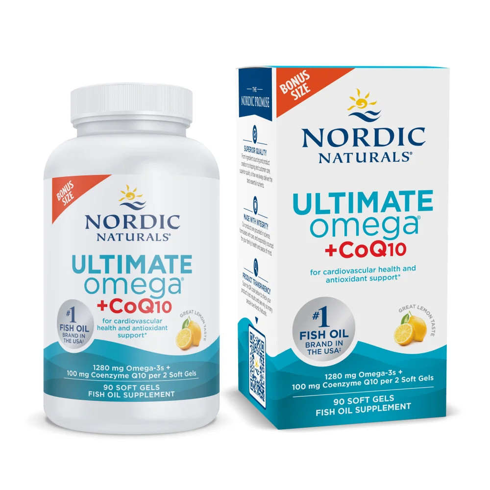 Nordic Naturals Ultimate Omega +CoQ10 - Support Overall Heart Health And Energy