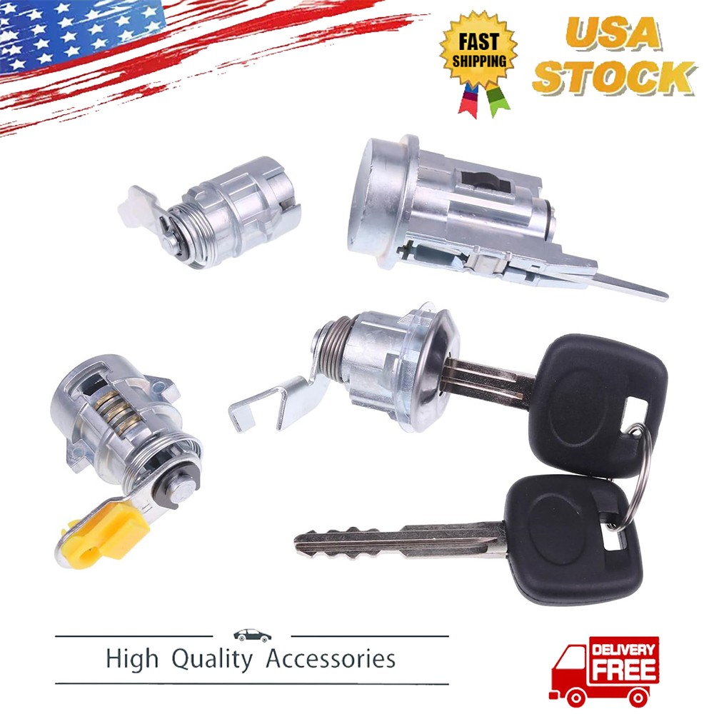 NEW Ignition Door Locks & Gas Lock W/2 Keys For Toyota Pickup Truck #69005-35130