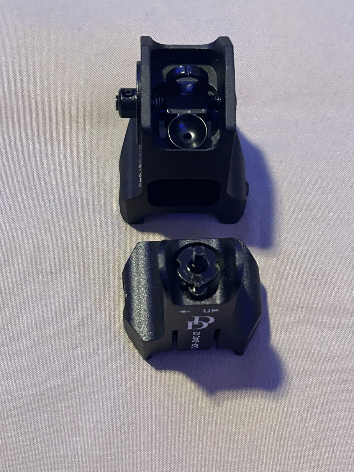 Daniel Defense/Style DD-04013 Front & Rear Fixed Sights 20MM Rail Mount Black