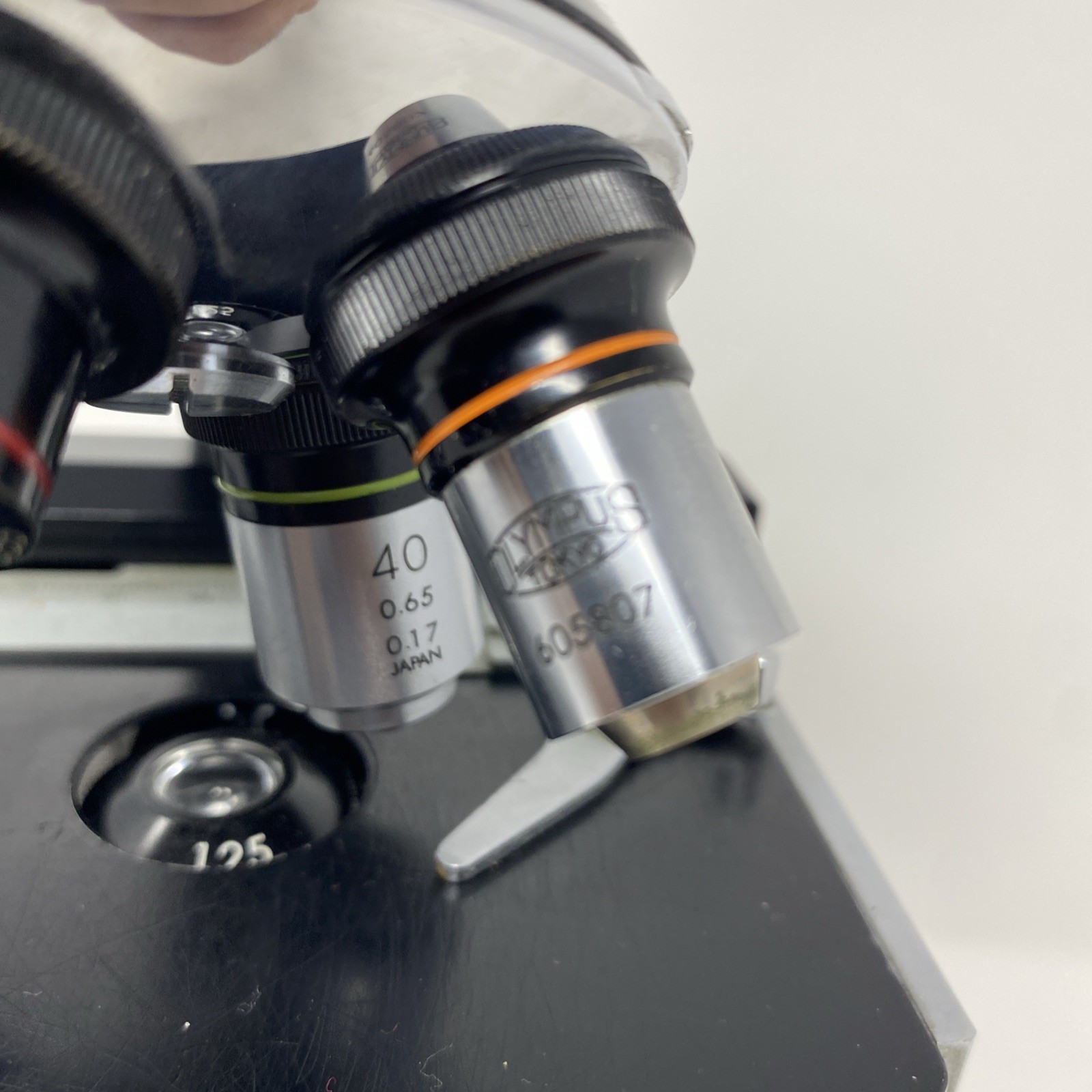 Olympus Model KHC Binocular Microscope.