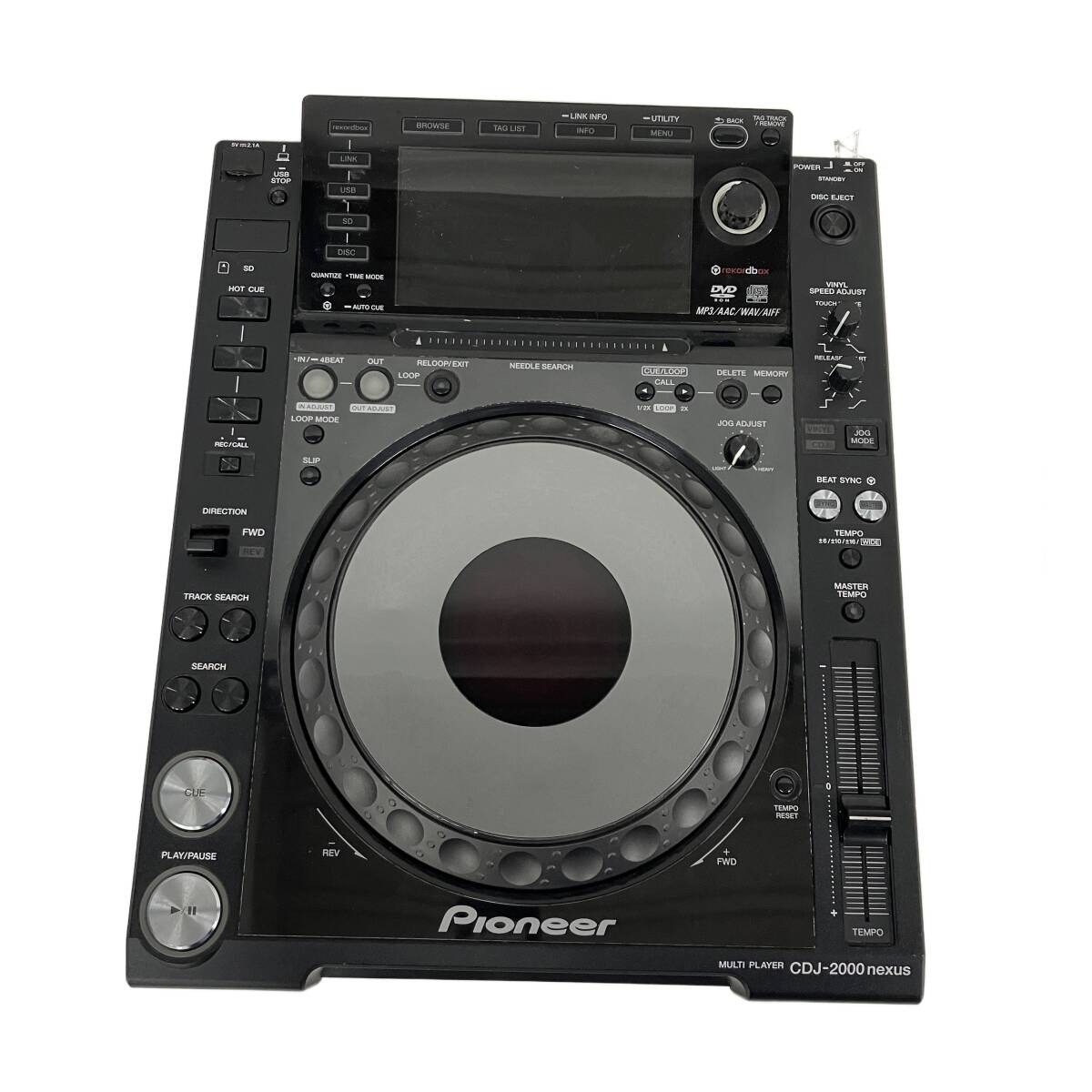Pioneer CDJ-2000NXS DJ Multi Player Black USB SD Rekordbox Nexus Used Working
