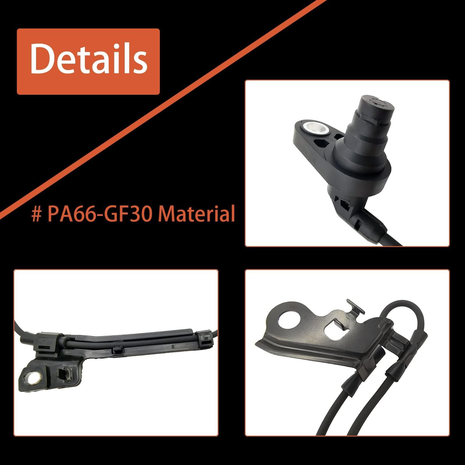 ABS Wheel Speed Sensor - Compatible with Toyota Models - 2009-2018 Corolla, 2...