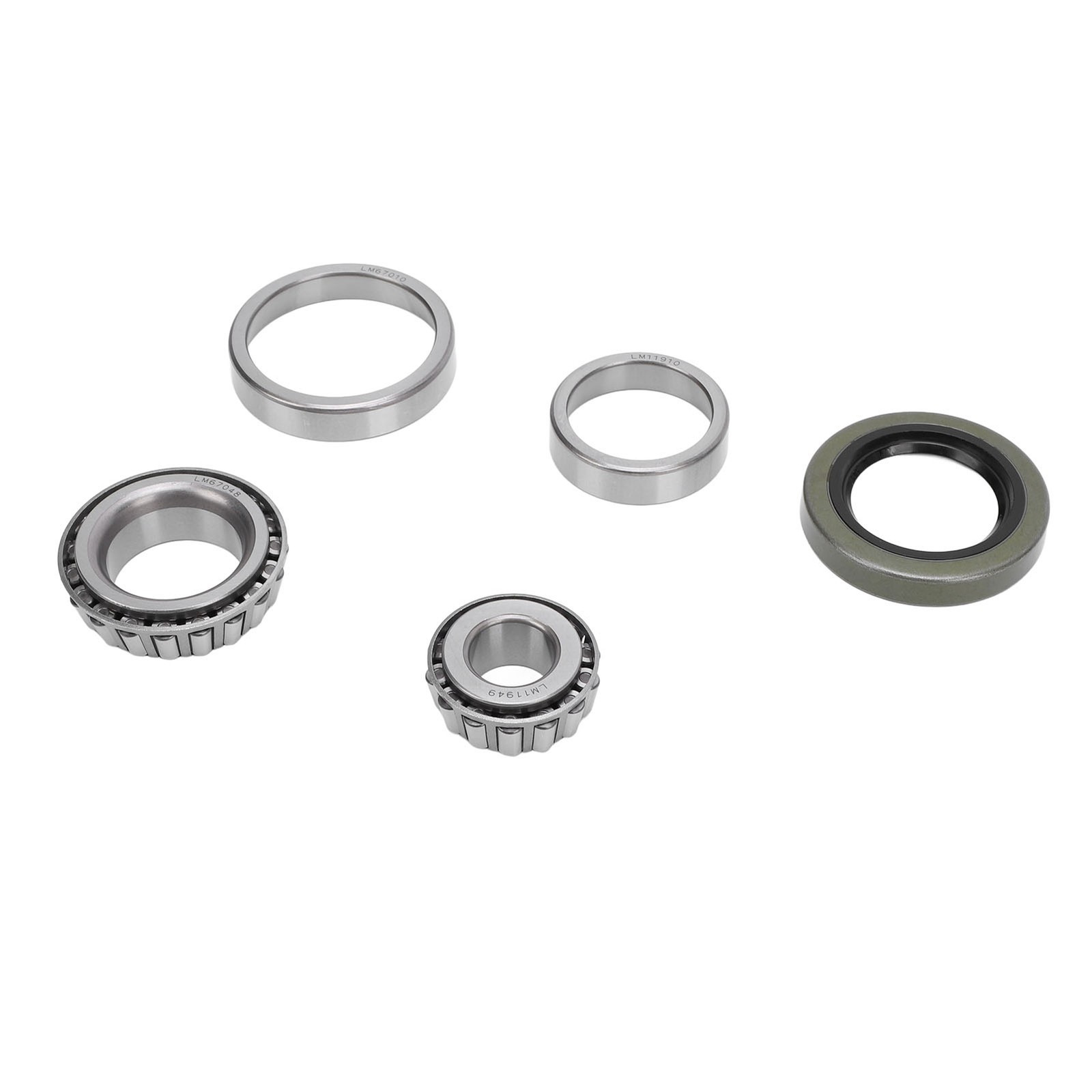 Trailer Axle Hub Bearings Set 5PCS Trailer Wheel Bearing Kit For 1-1/4in 3/ YVVW