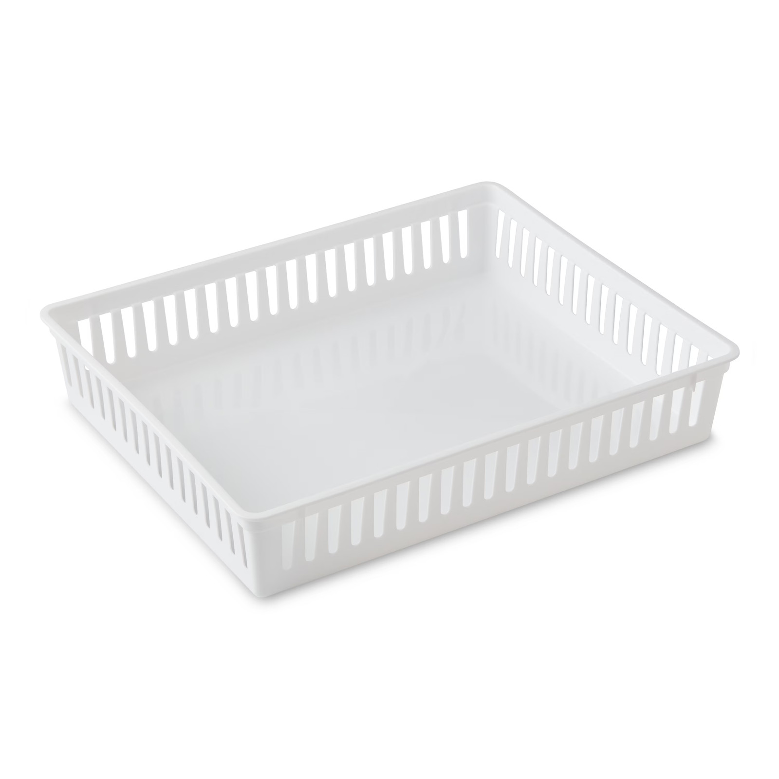 4 Pack Mainstays 7-Piece Plastic Drawer Storage Organizer Bins