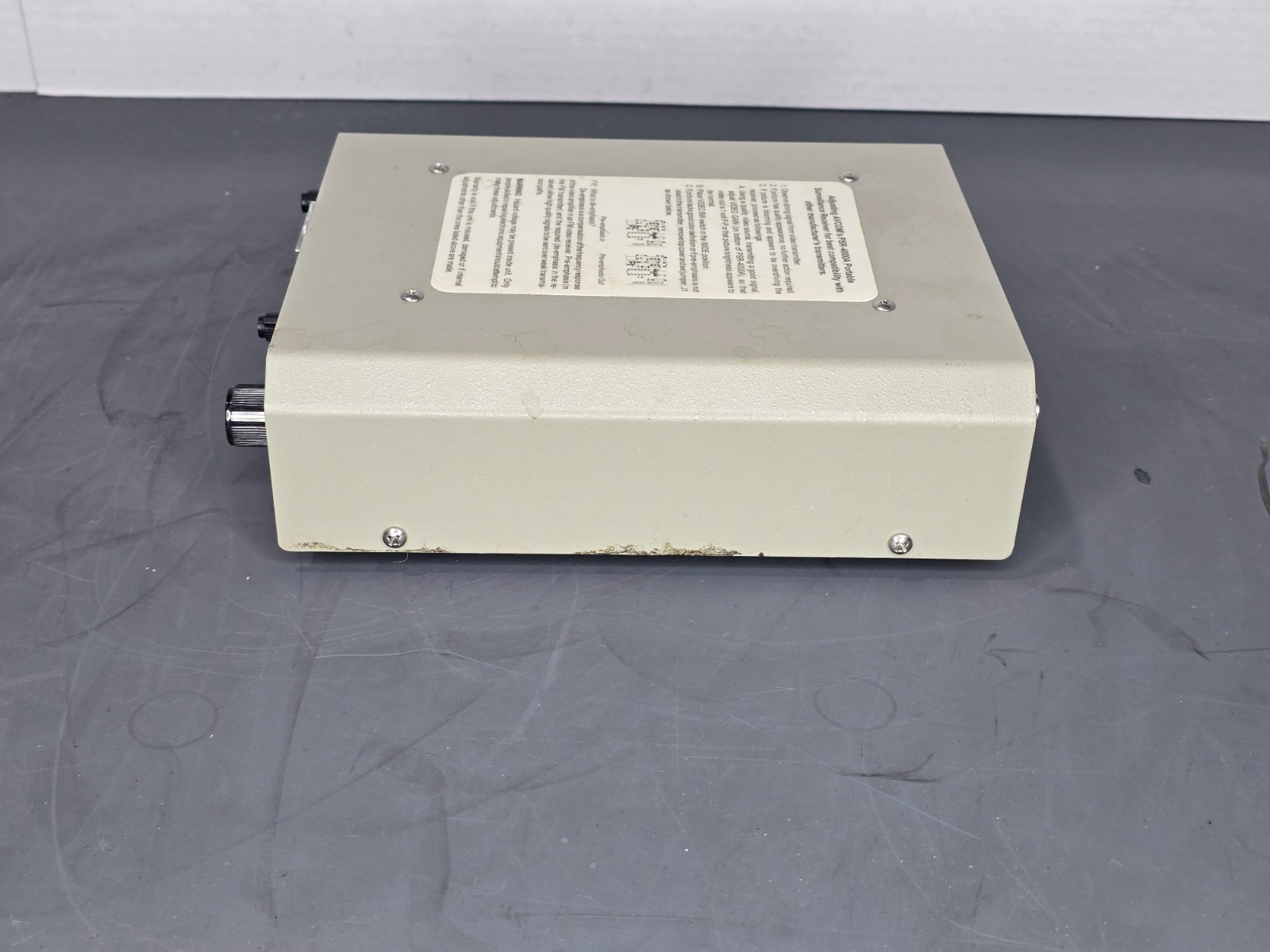 AVCOM PSR-4000A Portable Surveillance Receiver 12V DC Untested