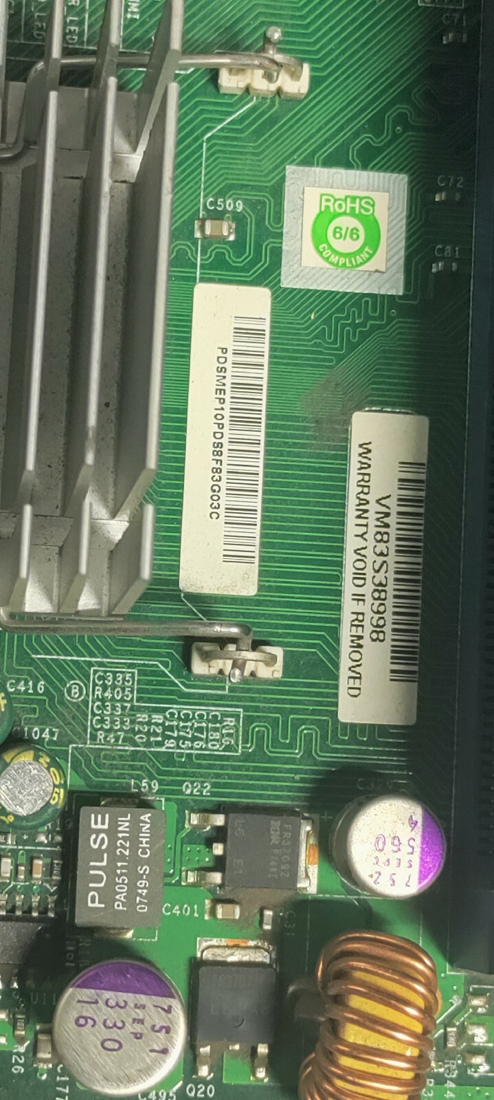 SUPERMICRO PDSME+ Server Motherboard BIOS DM4P9067 Core 2 Duo CPU + I/O Shield