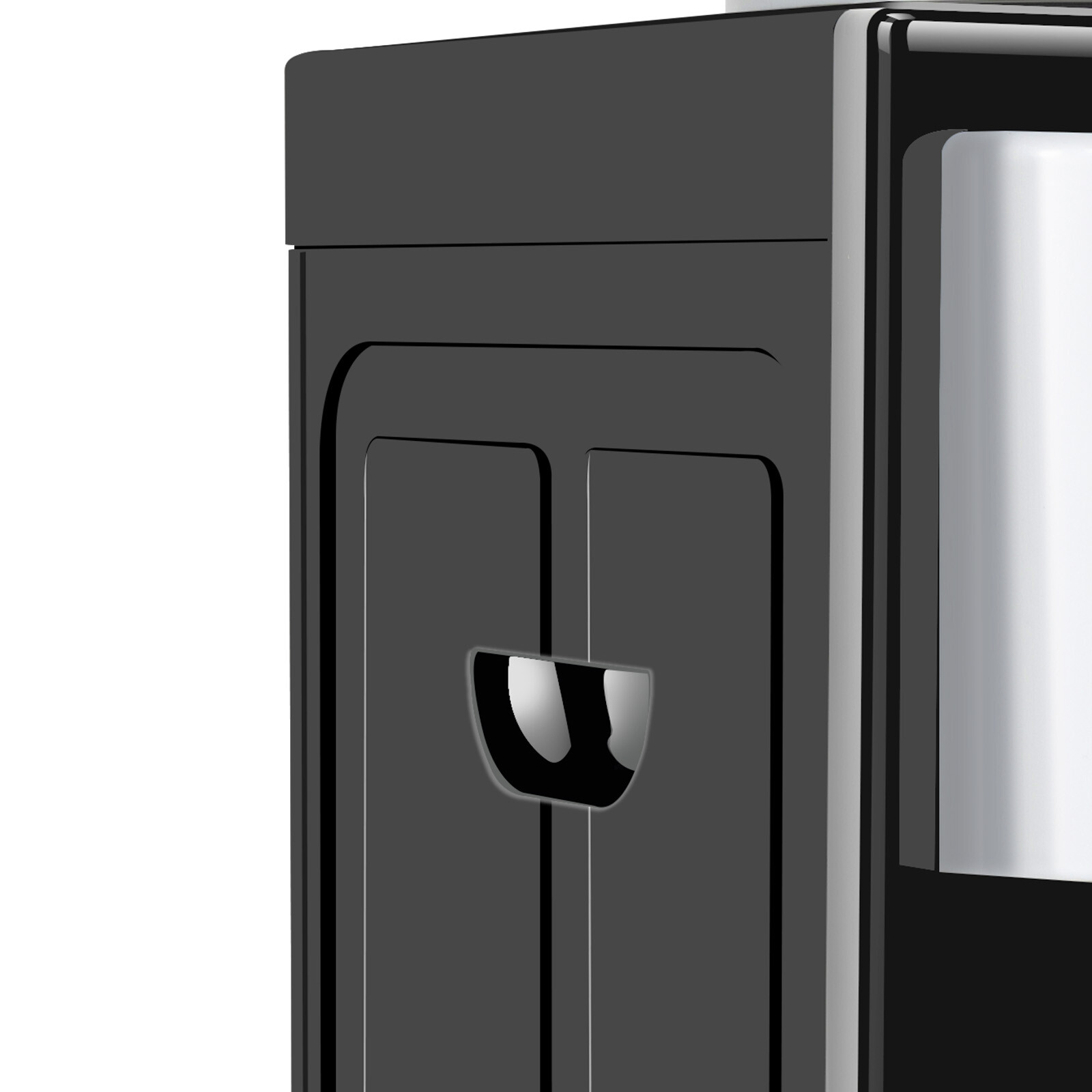 Compact Hot/Cold Water Dispenser for 1.1-4.9 Gallon Bottles, Energy Efficient
