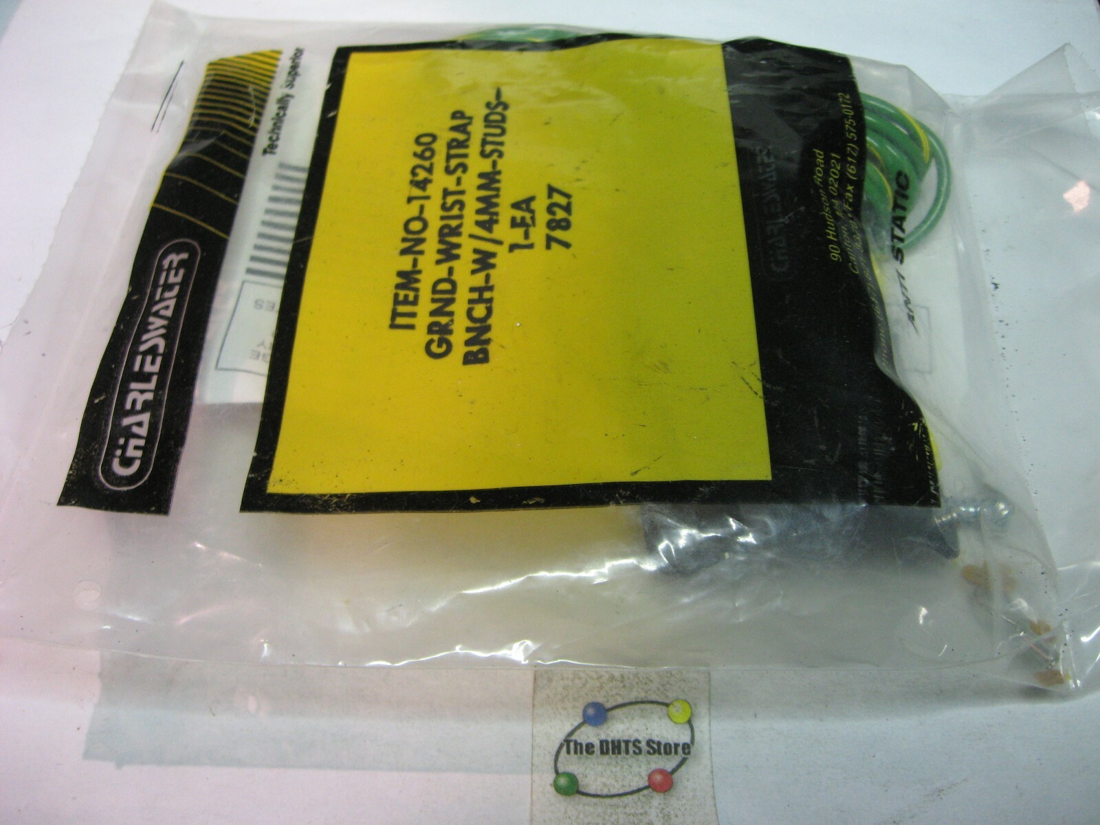 Anti-Static Wrist Strap Bench Ground CHARLESWATER 14260 NOS Sealed Bag Qty 1