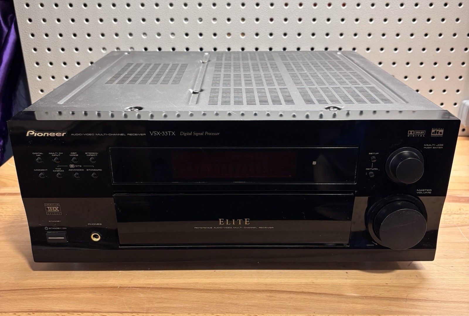 Exc Pioneer Elite VSX-33TX Audio/Video Multi 5.1 Channel Receiver Remote Bundle