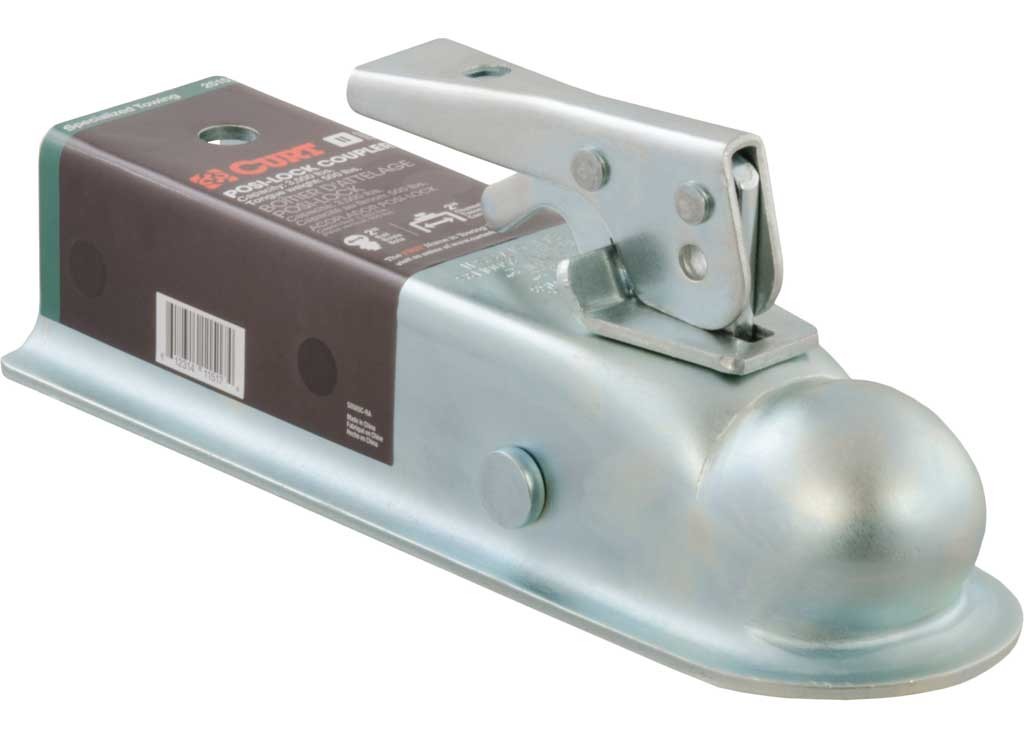 Curt 25153 Class 2 3500 GTW 2" Ball 2" Channel Zinc Plated