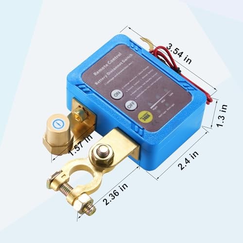 Battery Kill Switch, Remote Battery Disconnect Switch, 12V 240A, Smart