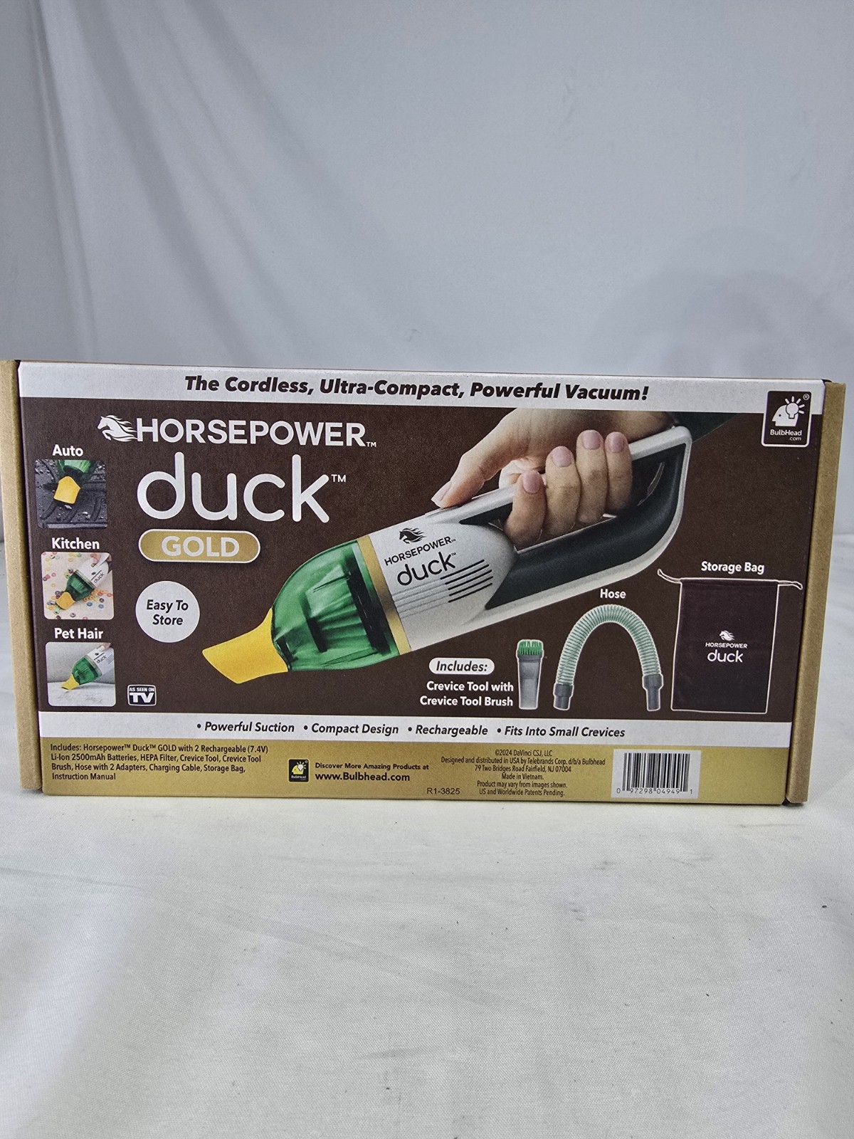 Horsepower Duck Cordless Ultra-Compact Powerful Vacuum Gold Edition