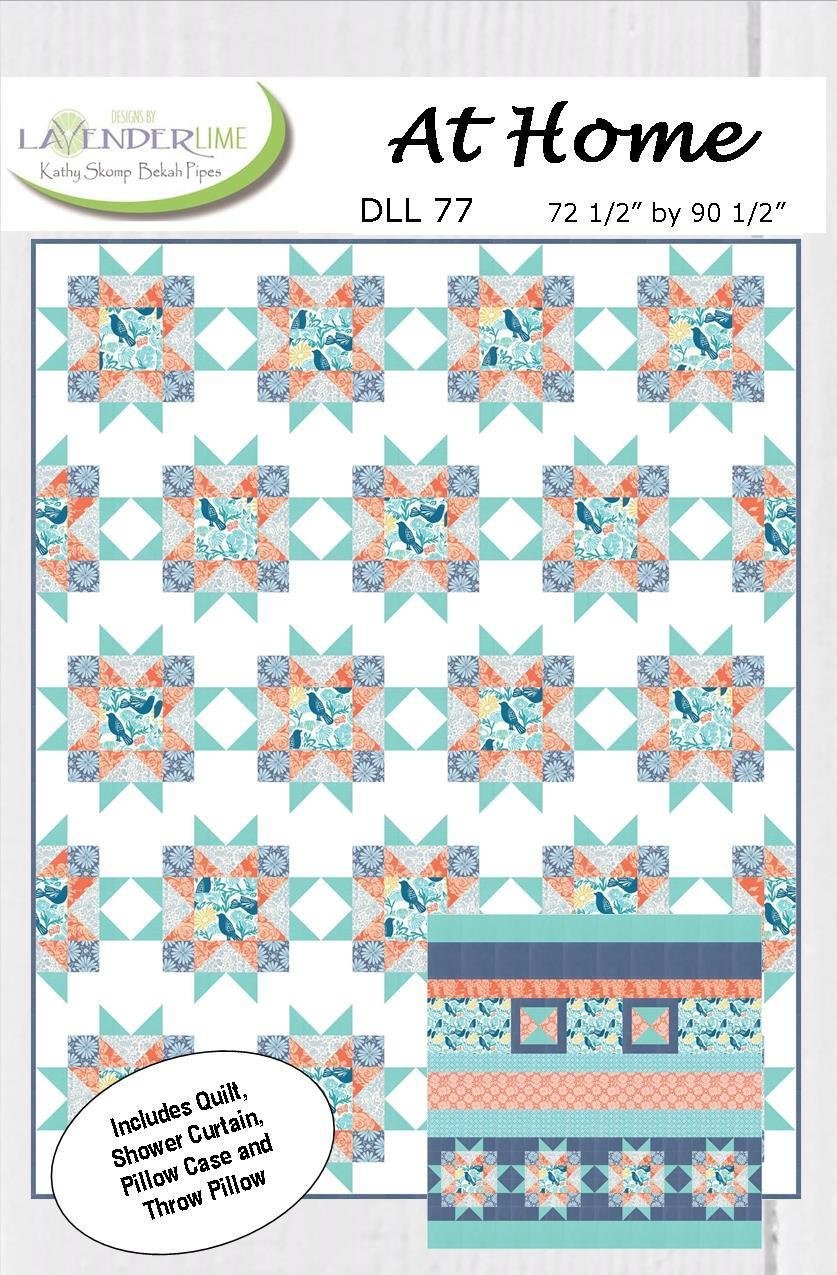 Lavender Lime At HOME Quilt Pattern