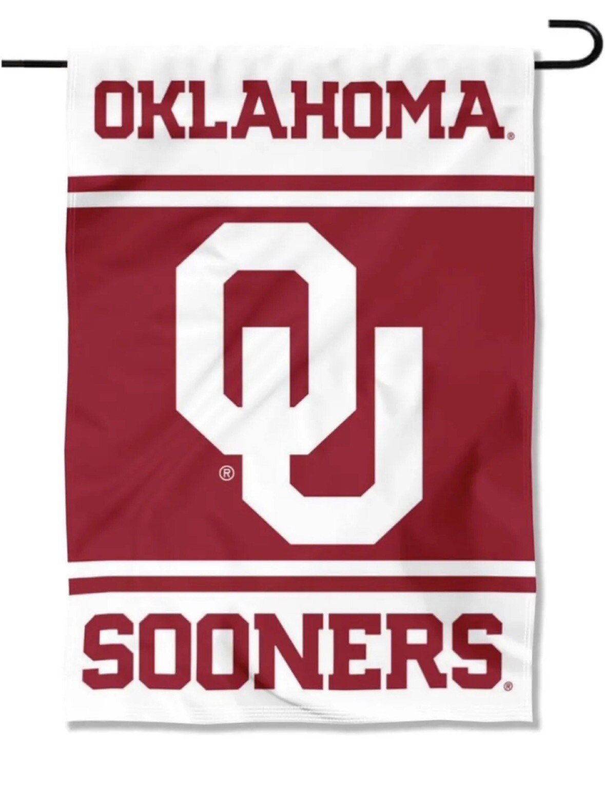Oklahoma Sooners  GARDEN FLAG 12” X 18”Oklahoma Sooners Premium Yard Flag