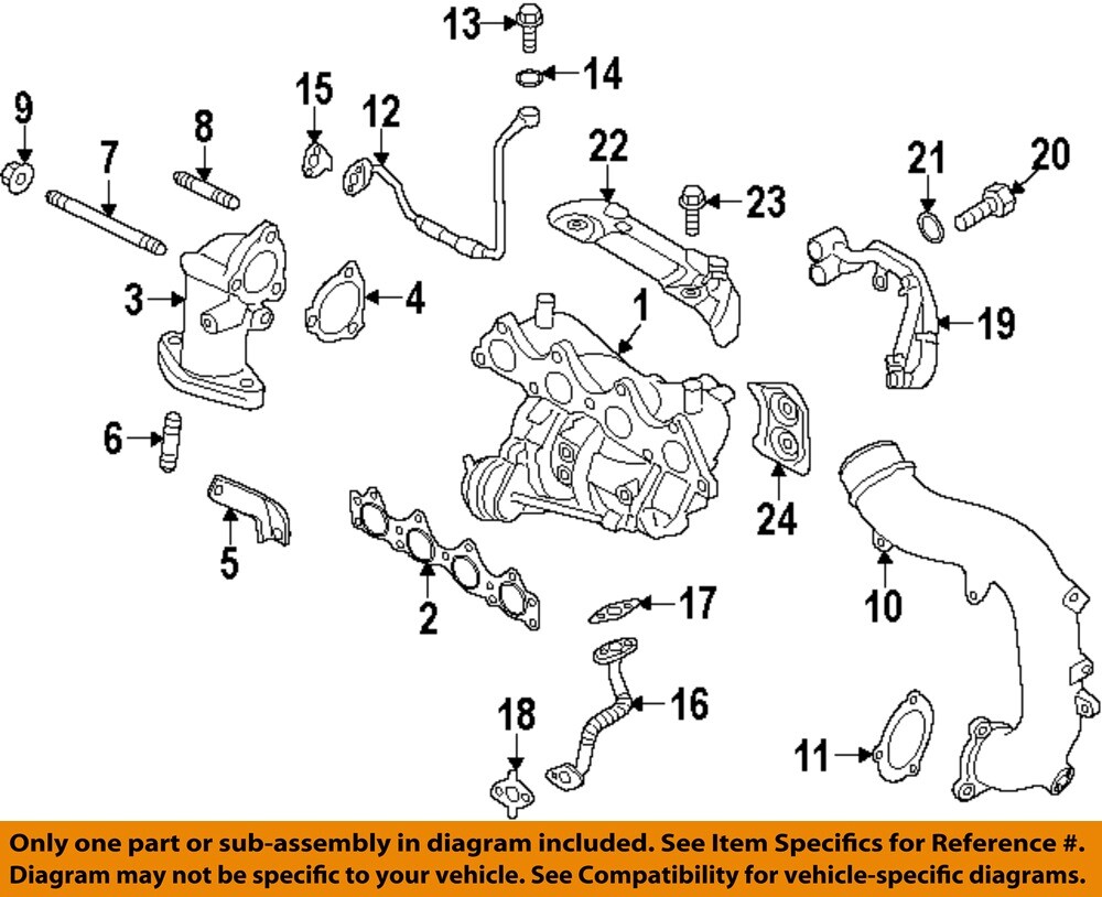 HYUNDAI OEM 13-21 Veloster Manifold-Oil Return Tube Gasket 282462B700