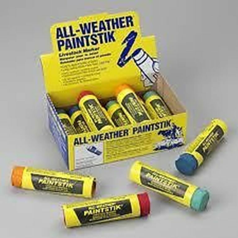 All Weather Paintstik Paint Sticks Livestock Marker Swine Cow LOT 12 Fluo Orange