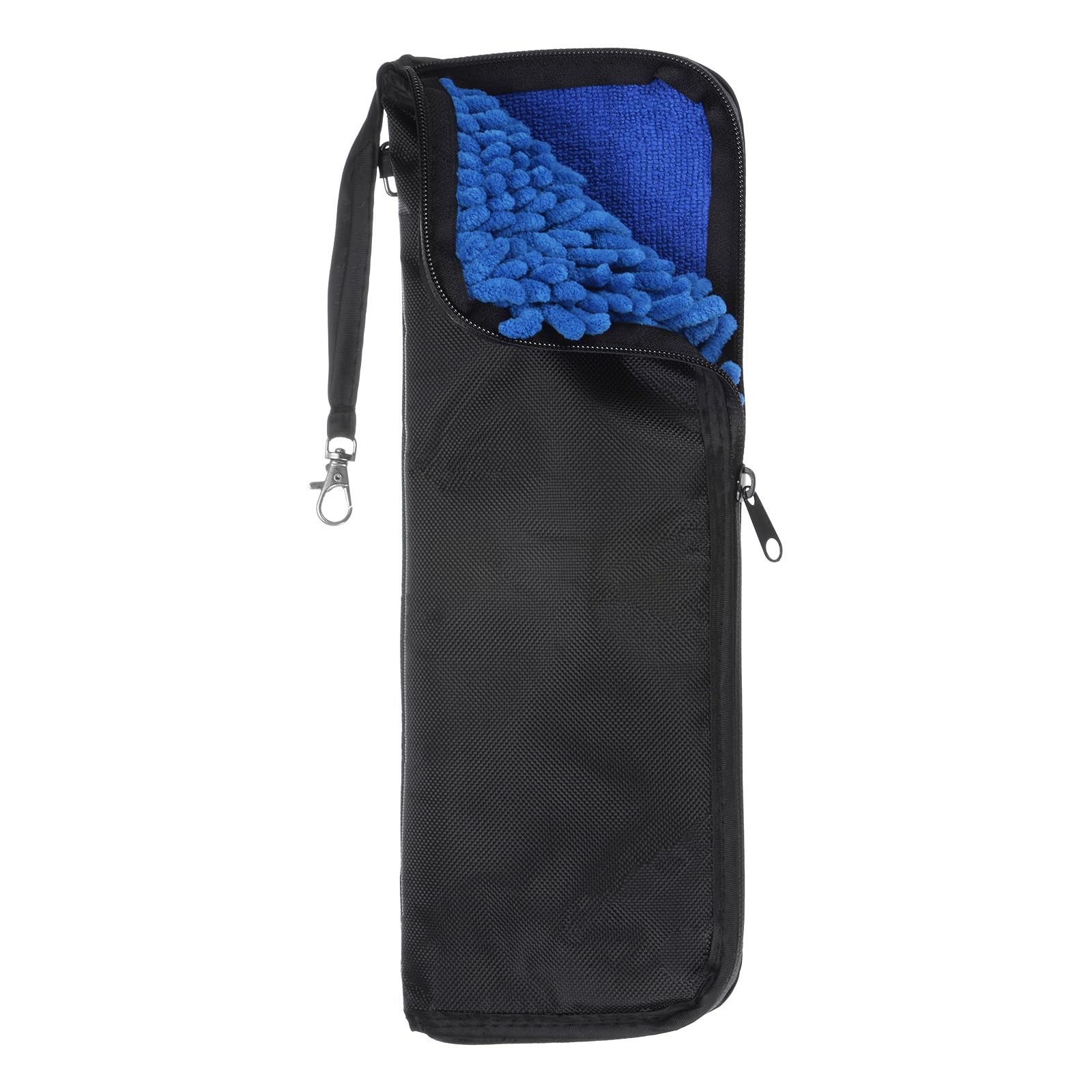 HARFINGTON Umbrellas Bags for Wet Travel 4.9"x11", Black/Blue