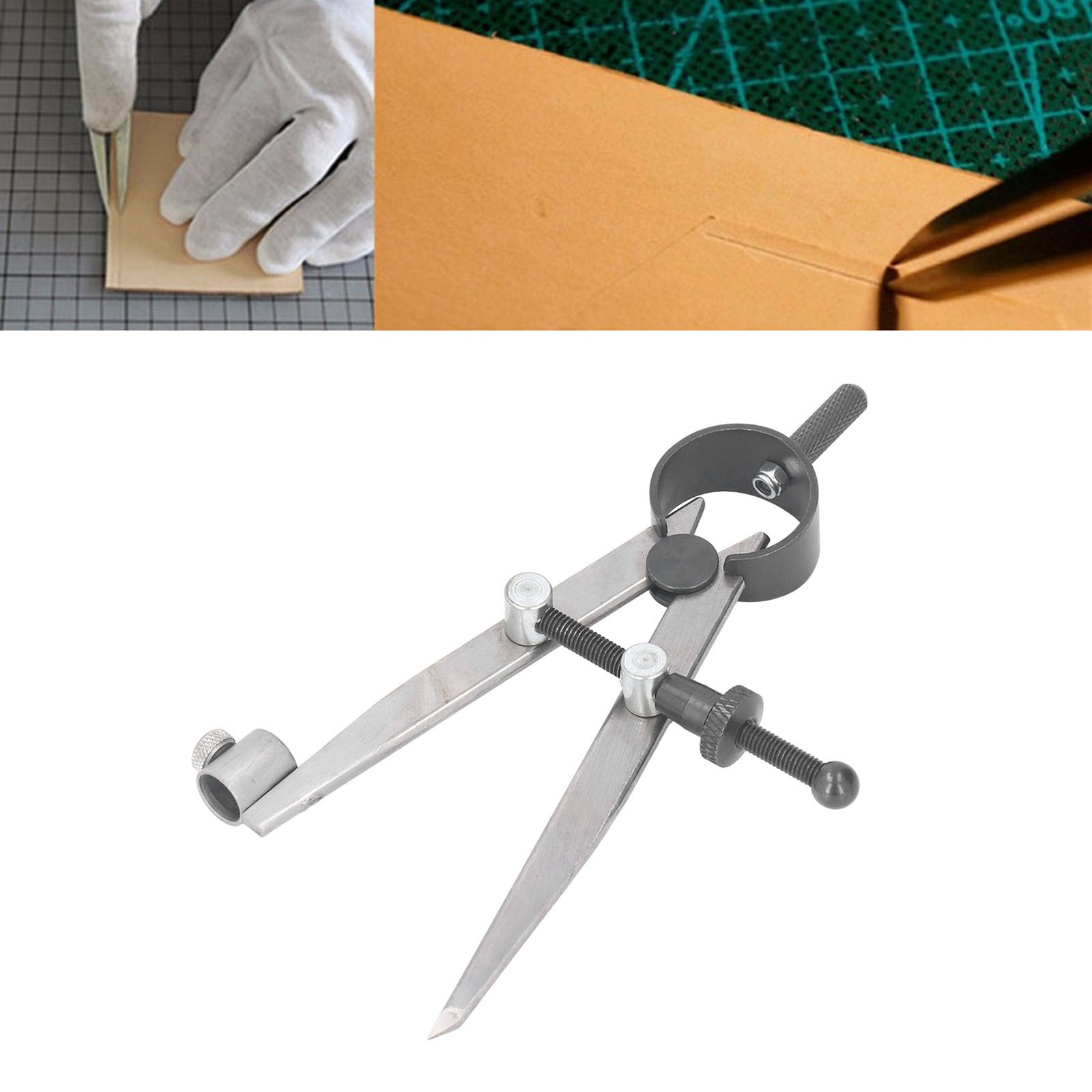 Flat Leg Spring Caliper Carbon Steel Spring Divider Scribing Tool