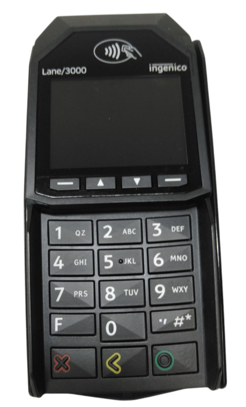 Ingenico Lane/3000 Credit Card Machine Terminal. Shown Item Only.