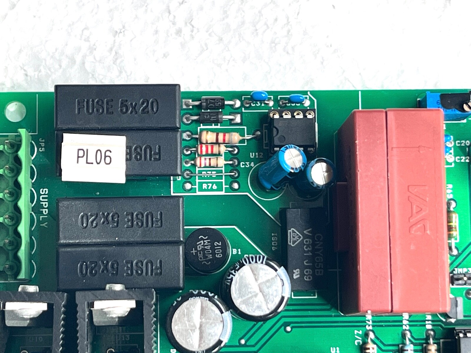 Technomagnete S.P.A 21 GIUGNO 2005 PL06.1 Circuit Control Board