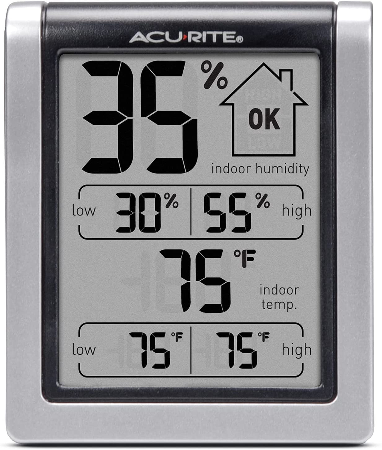 Humidity Monitor Wireless Digital Indoor Thermometer with Temp Gauge Fit