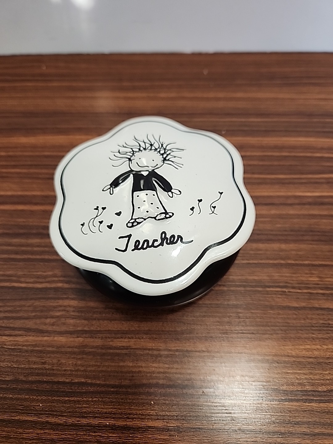 Teacher Trinket Box Children Of The Inner Light Enesco 4" Wide 2.25" Tall