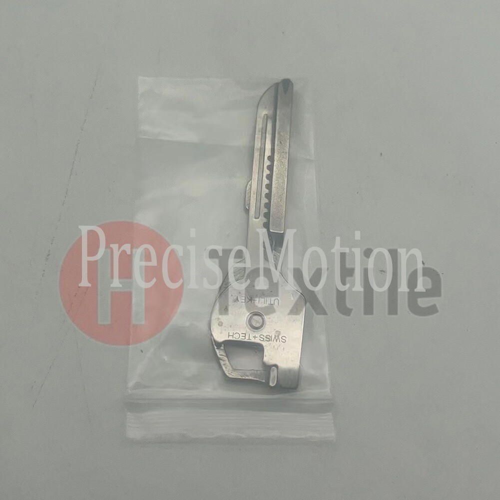 1PCS  6-in-1 Utili Key Tool Keyring Keychain Multifunction Stainless Steel