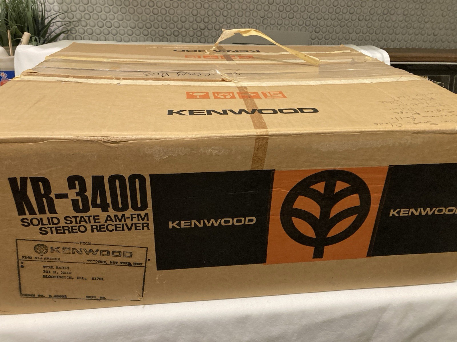 Vintage Kenwood KR-3400 AM-FM Tuner Amplifier 1970s