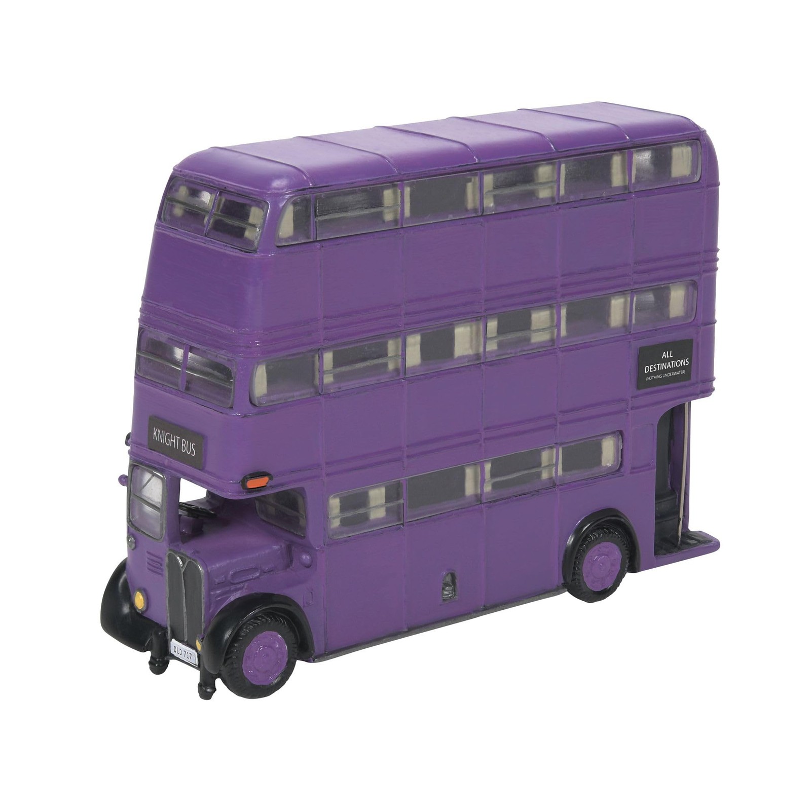 Department 56 Harry Potter Village Accessories Knight Bus Figurine, 4.25 Inch, M