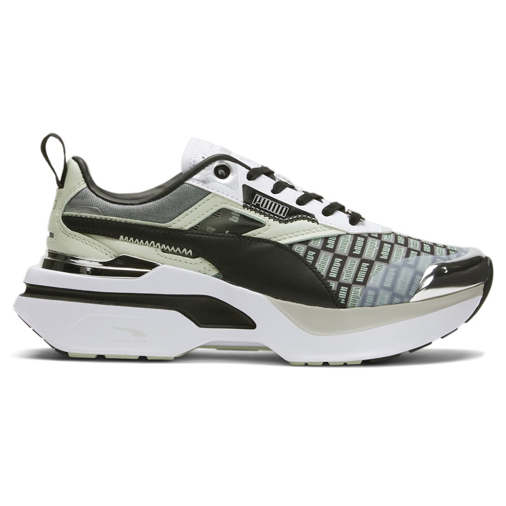 PUMA  X Laquan Smith Kosmo Rider Lace Up  Womens Green Sneakers Casual Shoes 387