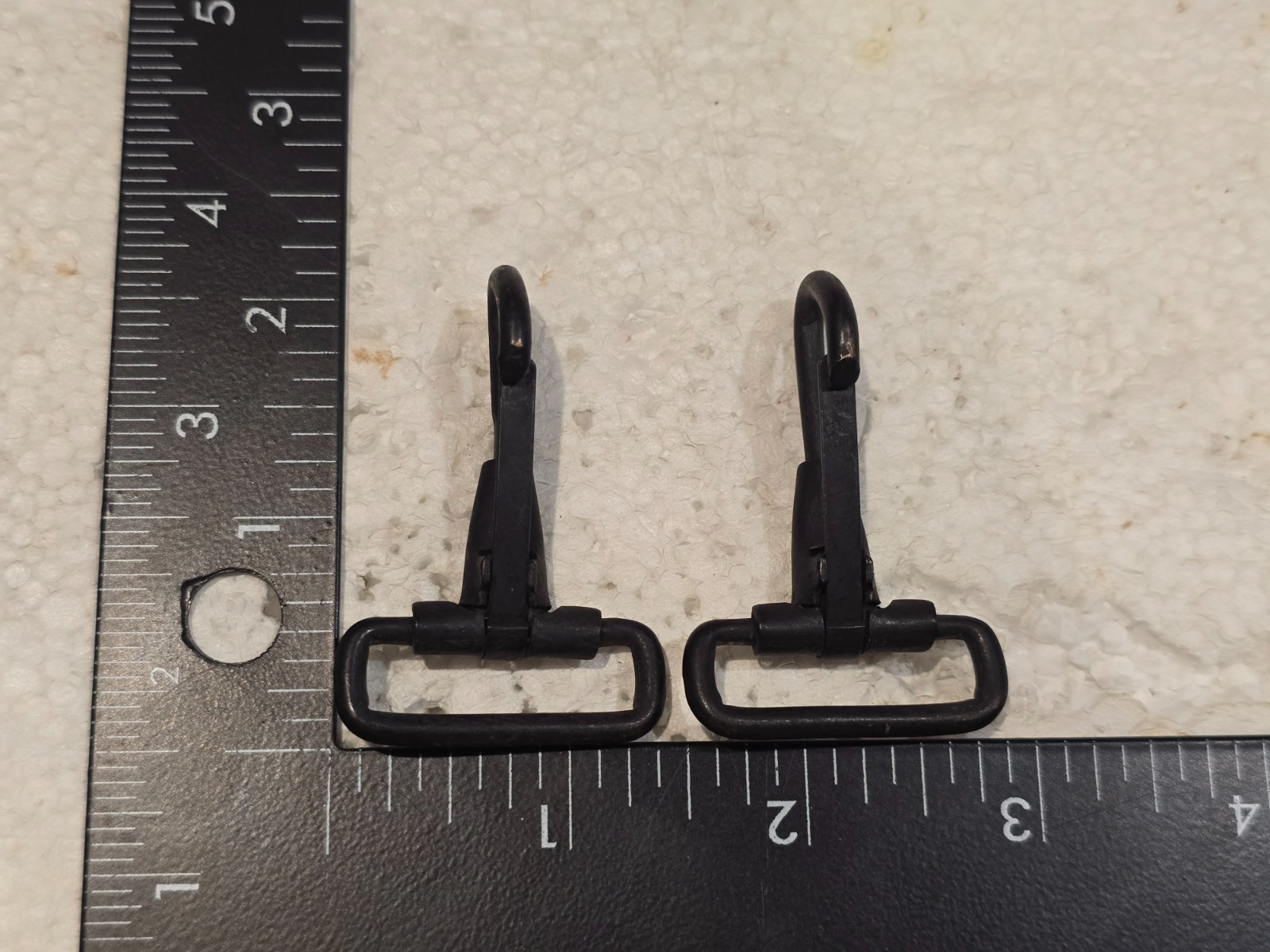 Original US Military Web Gear Snap Hooks Pair (#4428)